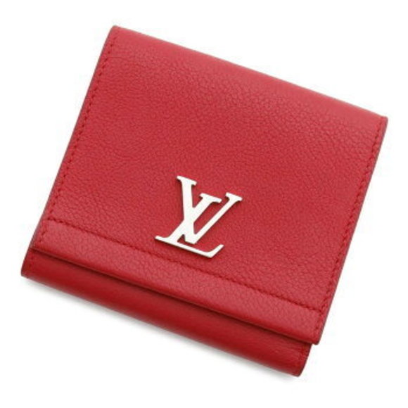 Louis Vuitton Handbags - Louis Vuitton Wallet Portefeuille Lockme II Calfskin Leather